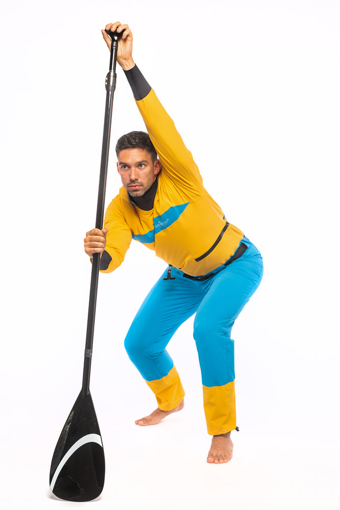 Bora SUP drysuit lightweight drysuit paddle